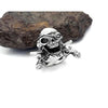 Two Guns One-eyed Skull Biker Rings - designfullprint