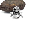 Two Guns One-eyed Skull Biker Rings - designfullprint