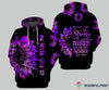 Purple Alzheimer Epilepsy Pancreatic Cancer Domestic Violence Fibromyalgia Lupus Sarcoidosis ADHD Hospice Pulmonary Hypertension Awareness Personalized Unisex Hoodie HG