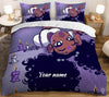 Black Pride Black Pride Candle Girls Black Girl Cute Custom Name Bedding Set HG Black By Nature Proud By Choice