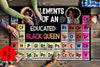 Black Pride Black Girl Elements Big Jigsaw Puzzle Black Proud And Educated Afro Proud