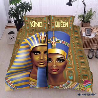 Gift For Egyptian Pharaon Ancient Egypt Pharaoh Bedding Set HG Egyptian God