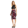 Rose Skully Women's Sexy 3D Skirts High Waist - designfullprint