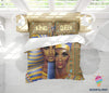 Gift For Egyptian Pharaon Ancient Egypt Pharaoh Bedding Set HG Egyptian God
