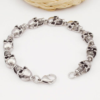 Skull Link Bracelets - designfullprint