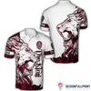 The Red Alpha King Red Lion Polo Shirt NHD