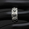 CZ Gothic Skeleton Skull Ring