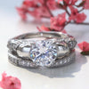 CZ Alloy Skull Stone Ring