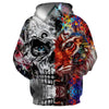 3d Sweatshirts Print Skulls and Tiger - designfullprint