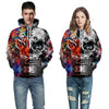 3d Sweatshirts Print Skulls and Tiger - designfullprint