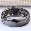 Vintage Black Zircon Stone Skull Ring