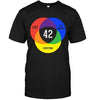 42 year old life The Universe Everything Funny Science Unisex T-shirt - designfullprint