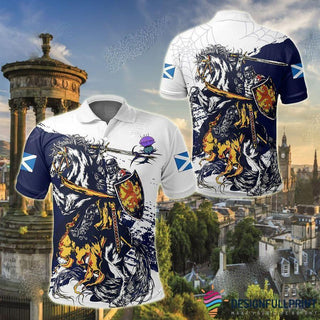 Scotland King Robert The Bruce Polo Shirt NHD