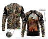 Gift For Hunting Lover Deer Hunting Personalized Sweater Unisex US Size