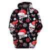 Skull Gift Xmas Christmas Skulls Multi Types Pullover/Zipup Hoodie, Long Sleeve Shirt, and Tshirt US Unisex size Skull Sweatshirt Skull With Hoodie