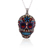 Colorful Skull Pendant Necklace