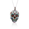 Colorful Skull Pendant Necklace