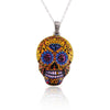 Colorful Skull Pendant Necklace - designfullprint