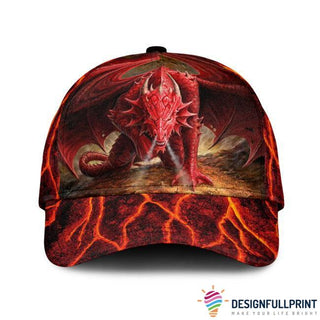 Gift For Dragon Lover Red Dragon Lover Classic  Cap HG