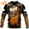 Gift For Hunting Lover Orange Camo Wild Turkey Hunting Personalized Pullover Zipup Sweatshirt Hoodie Fleece Hoodie And Long Sleeve Shirt HG