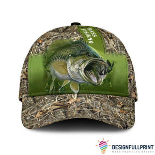 Fishing Gifts Love Bass Fishing Green Classic Cap HG