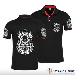 Skull Gift The Satanic Skull Polo Shirt NHD