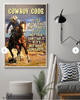 Northern American Cowboy Code Poster PA