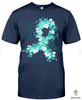 Ovarian Cancer Teal Cancer T Shirt LHC