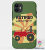 Farmer Retired and Love In Farm Print Phone Case LN Gift For Farmer
