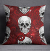 Skull Gift Red Octopus Tentacle Red Galaxy and Skull Bedding Set HG