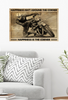 Happiness Is Not Around The Corner Motorcycle Racing Tournament Horizontal Poster PA