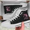 Fishing Gifts Gift For Mom Fishing Mom High Top Canvas Shoes