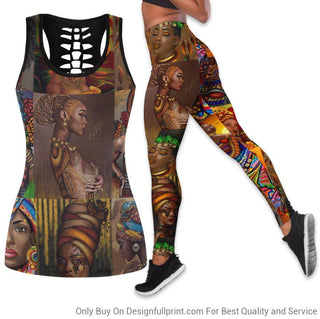 Black Pride Black Girls Tank Top Legging Set