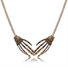 Skull Hand Choker Gift Necklaces - designfullprint