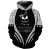 Im A Nightmare Dressed As A Daydream Silver Multi Types Personalized Pullover Zipup Fleece Hoodie Long Sleeve Unisex Size I m Like Nightmare Hoodie