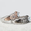 Skull Heart Love Forever CZ Rings