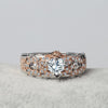 Skull Heart Love Forever CZ Rings