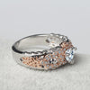 Skull Heart Love Forever CZ Rings