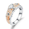 Skull Heart Love Forever CZ Rings