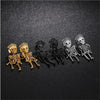 Stainless Steel Punk Cool Skeleton Earrings