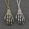 Skull Hand Necklace - designfullprint