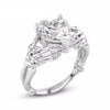 Skull Heart Ring - designfullprint