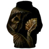 Skull Poker Hoodies - designfullprint