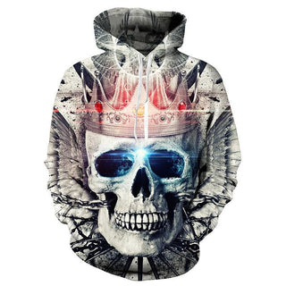 Royal Skull Hoodie - designfullprint