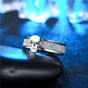 Stainless Steel Rhodium Plated Skull Ring