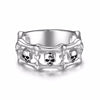 Silver Vintage Gothic Punk Skull Ring