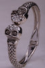 Skull bangle bracelet - designfullprint