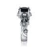 Black Skull Crystal Zircon Ring