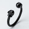 Skull Skeleton Biker Bangle Bracelet - designfullprint