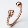 Skull Skeleton Biker Bangle Bracelet - designfullprint